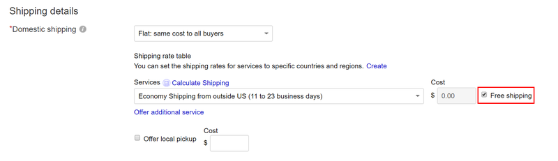 The Cost of Free Shipping