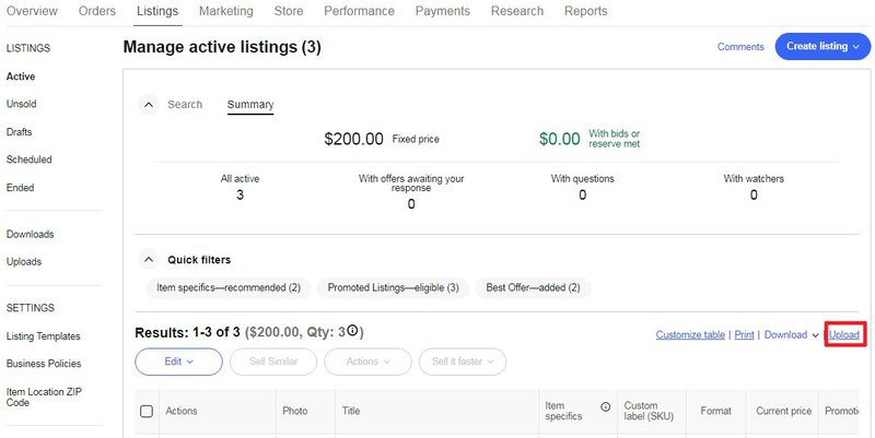 New Bulk Listing Tool: advantages and features