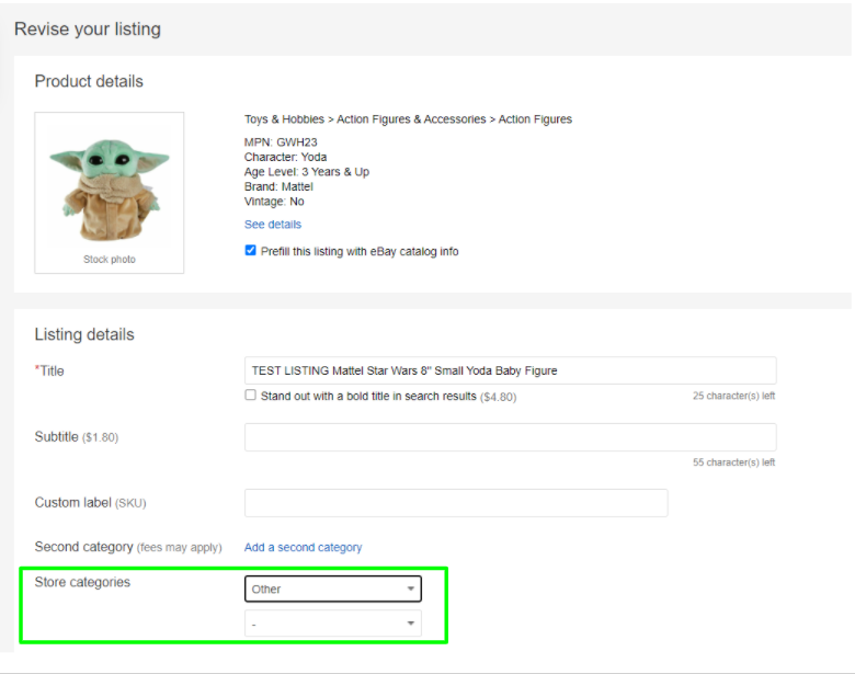 How to customize your eBay Store