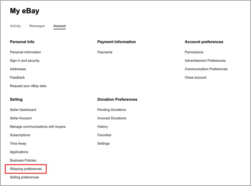 SHIPPING COSTS & PAYMENTS