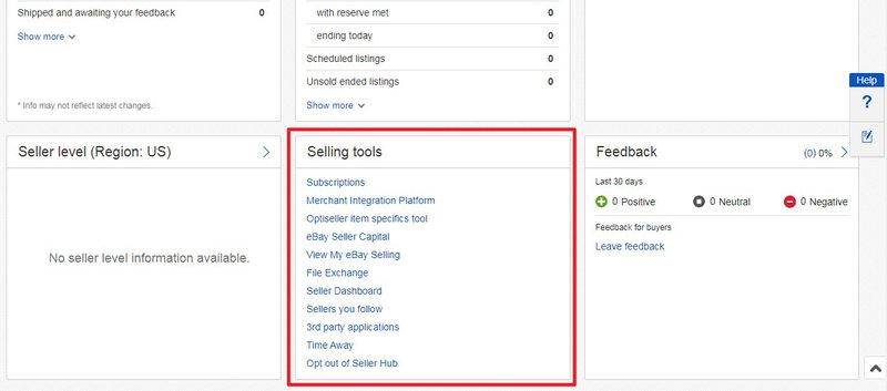 Manage your sales using Seller Hub