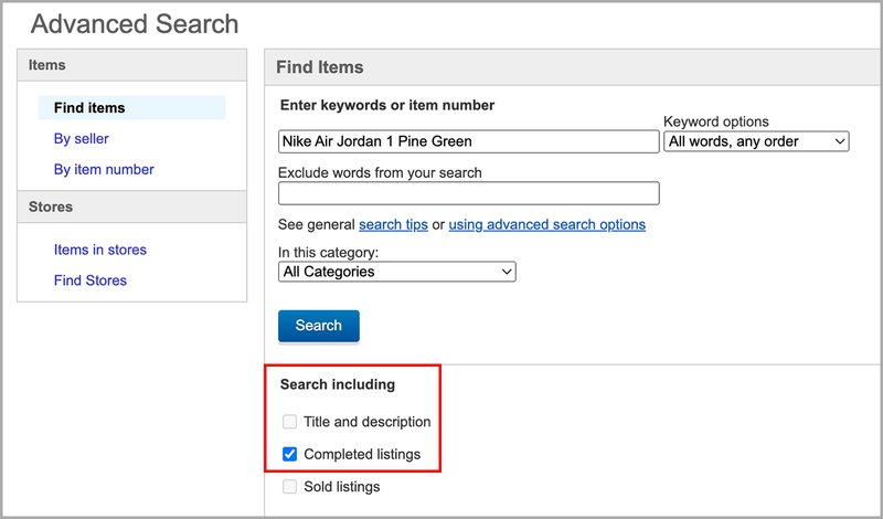 How To Search Sold Listings on  to Help Price Your Items