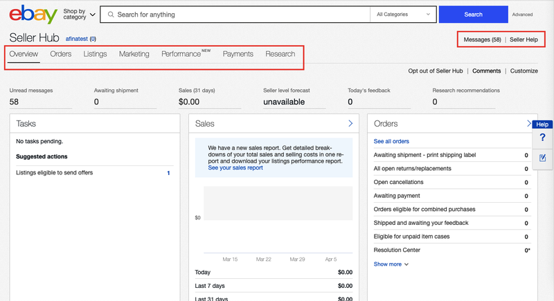 Monitoring your business in Seller Hub