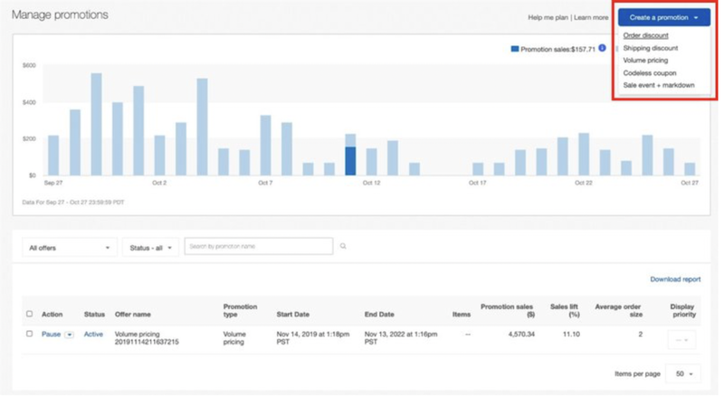 Monitoring your business in Seller Hub