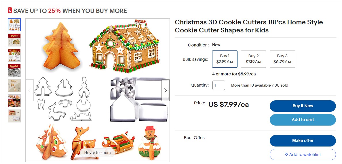 Top selling items for this holiday season