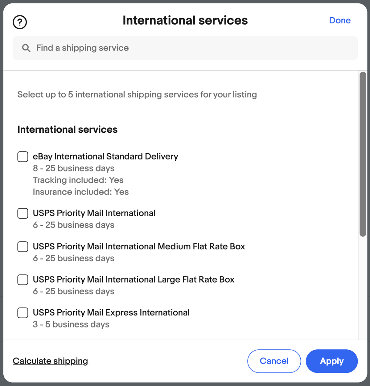 Global Campaign, Same-Day Delivery
